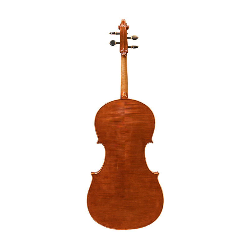 David Lien Workshop Concert cello, back views David Lien Workshop Concert cello, back views