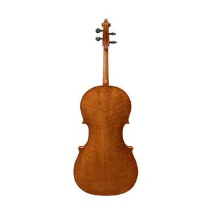 David Lien Workshop Master cello, back views David Lien Workshop Master cello, back views