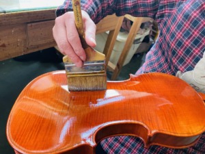 Hand-Applied Varnish